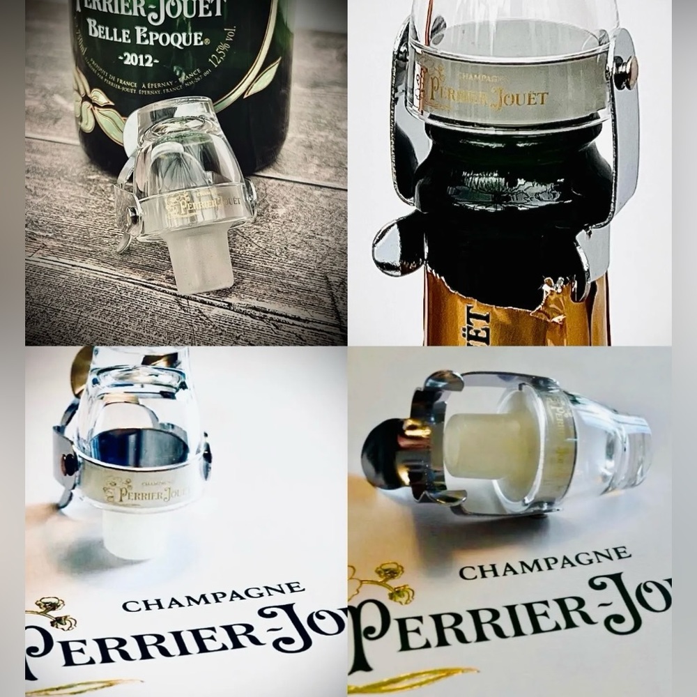 PERRIER JOUET CHAMPAGNE BOTTLE STOPPER/ /FIZZ SAVER MADE IN ITALY - Picture 2 of 9